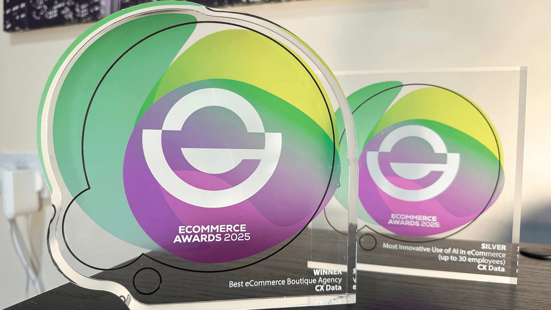 CX Data – Winner, Best eCommerce Boutique Agency, eCommerce Awards 2025